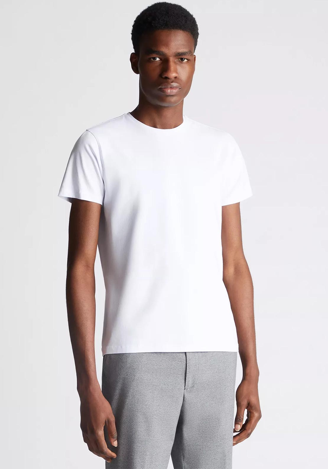 Remus Uomo Crew Neck Tapered Fit T-Shirt, White