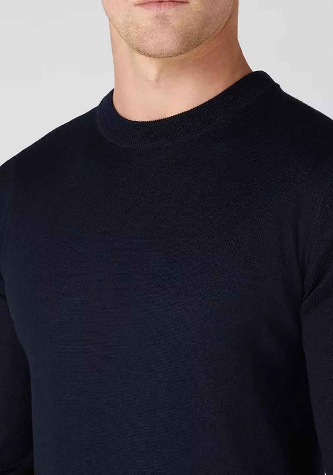 Remus Uomo Crew Neck Sweater, Navy