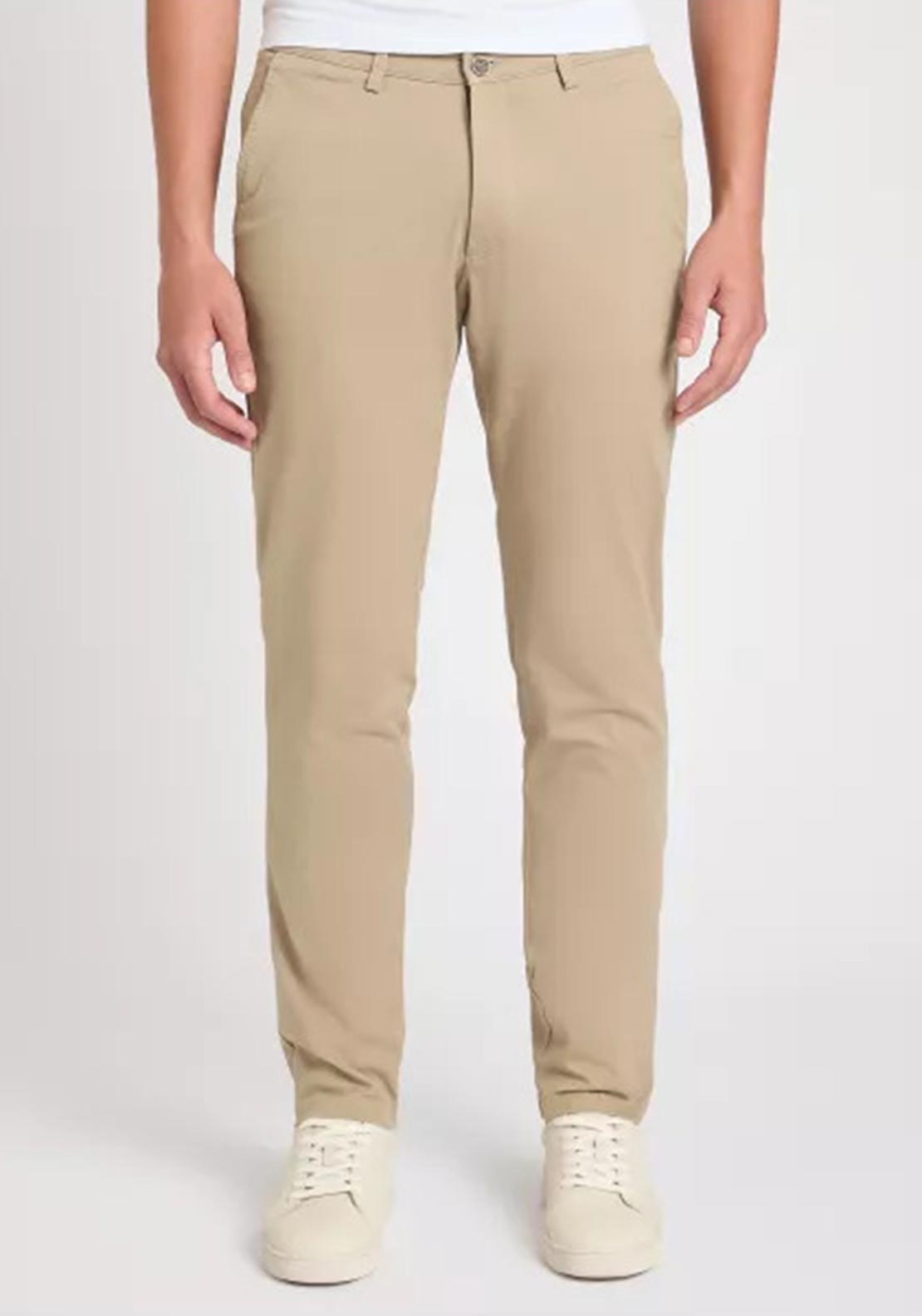 Remus Uomo Eldon Cotton Stretch Chinos, Stone