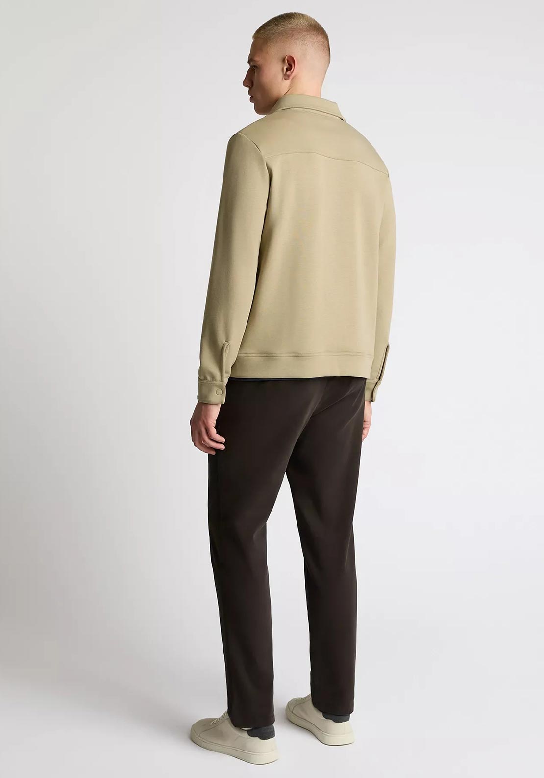 Remus Uomo Full Zip Overshirt, Sand