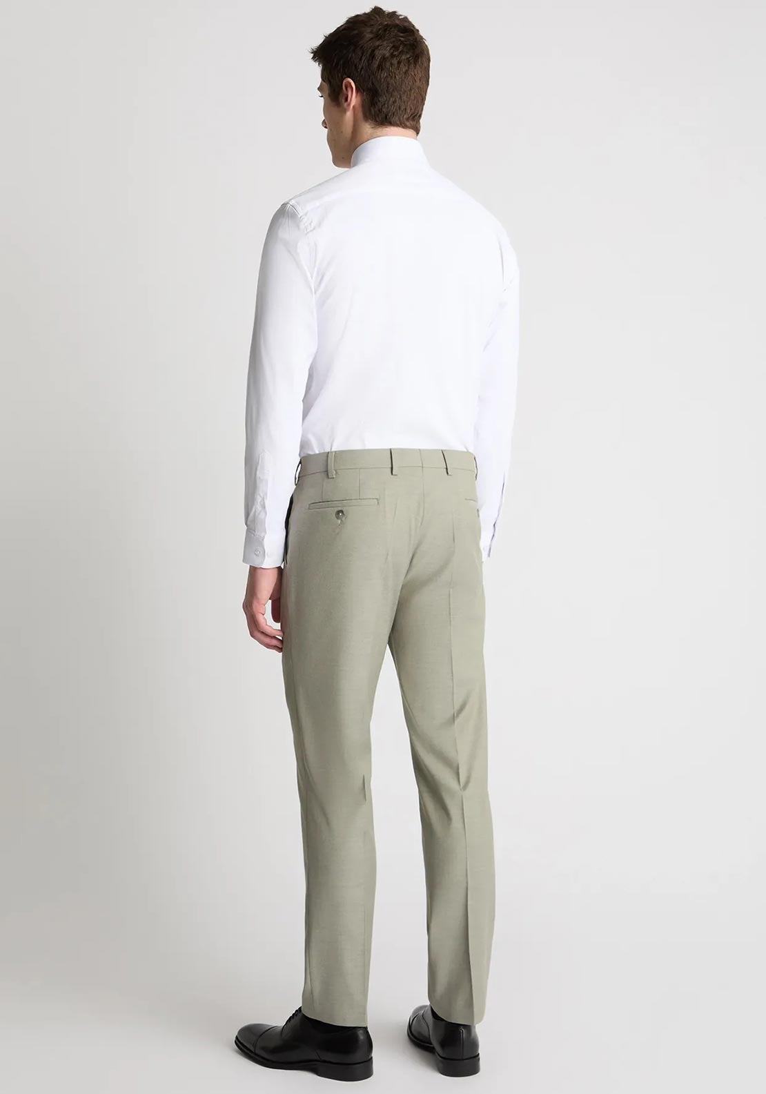 Remus Uomo Marine Slim Leg Trousers, Light Green