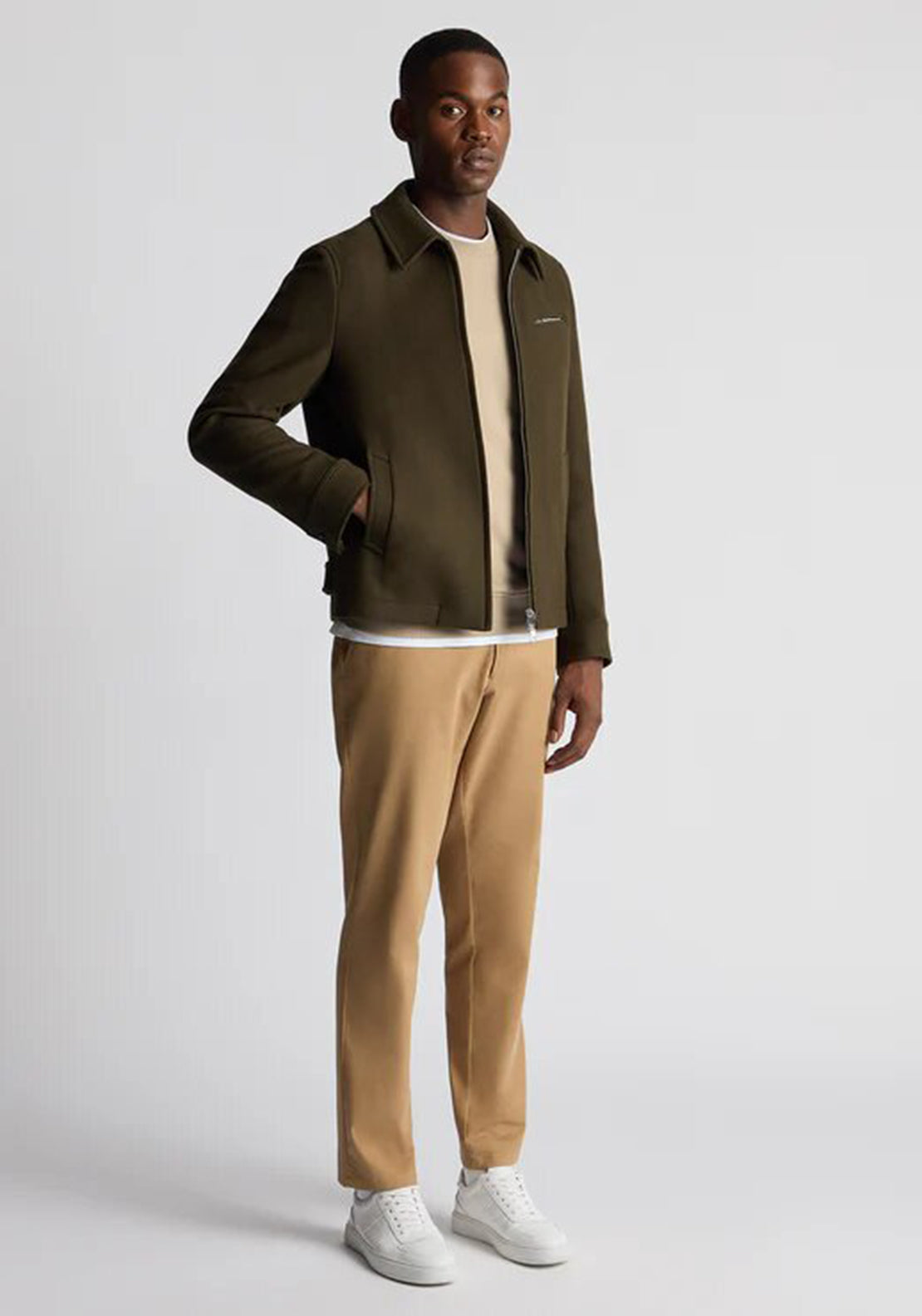 Remus Uomo Oakley Italian Wool Blend Jaket, Dark Green