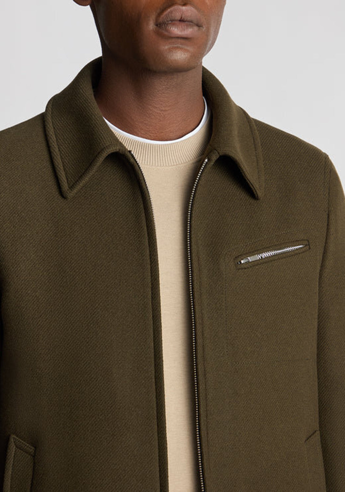 Remus Uomo Oakley Italian Wool Blend Jaket, Dark Green