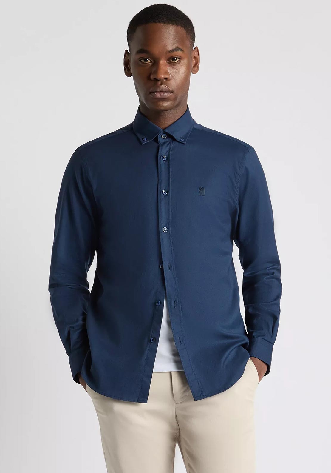 Remus Uomo Parker Oxford Shirt, Navy