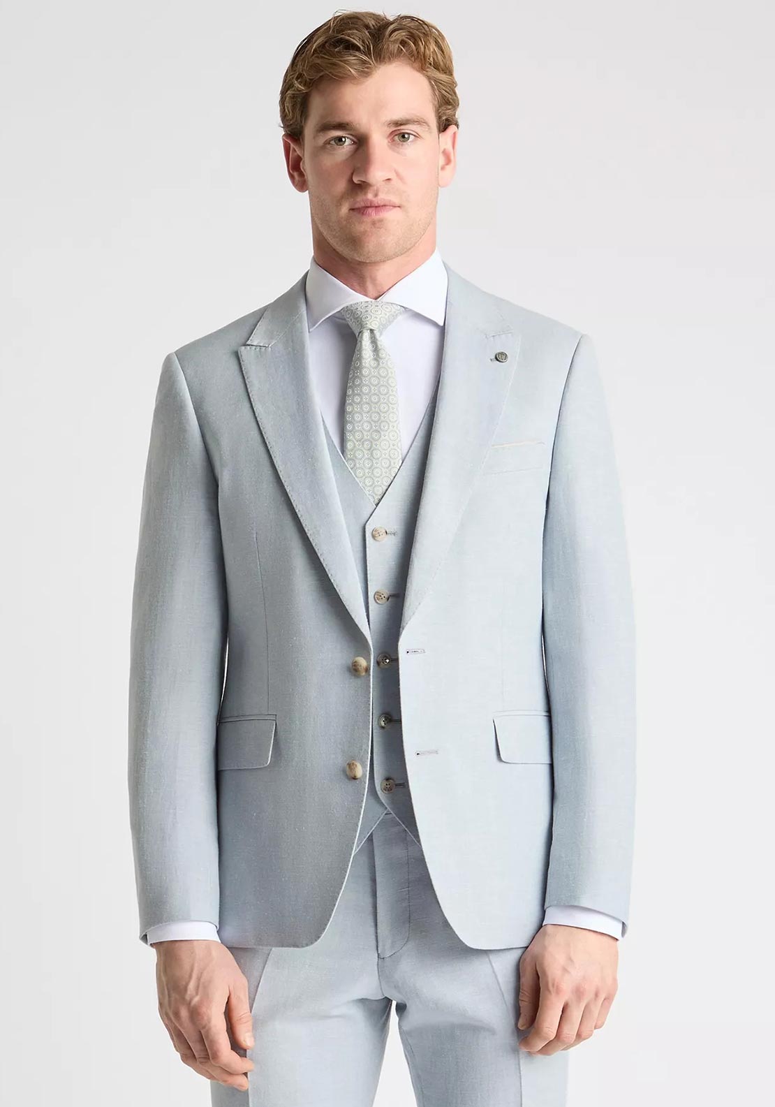 Remus Uomo Peppe Suit Jacket, Light Blue