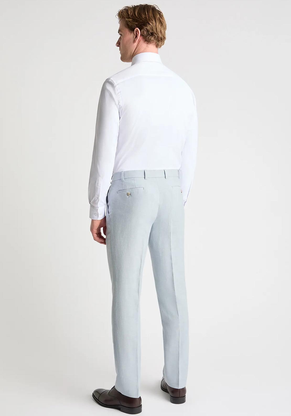 Remus Uomo Peppe Tapered Fit Trousers, Light Blue