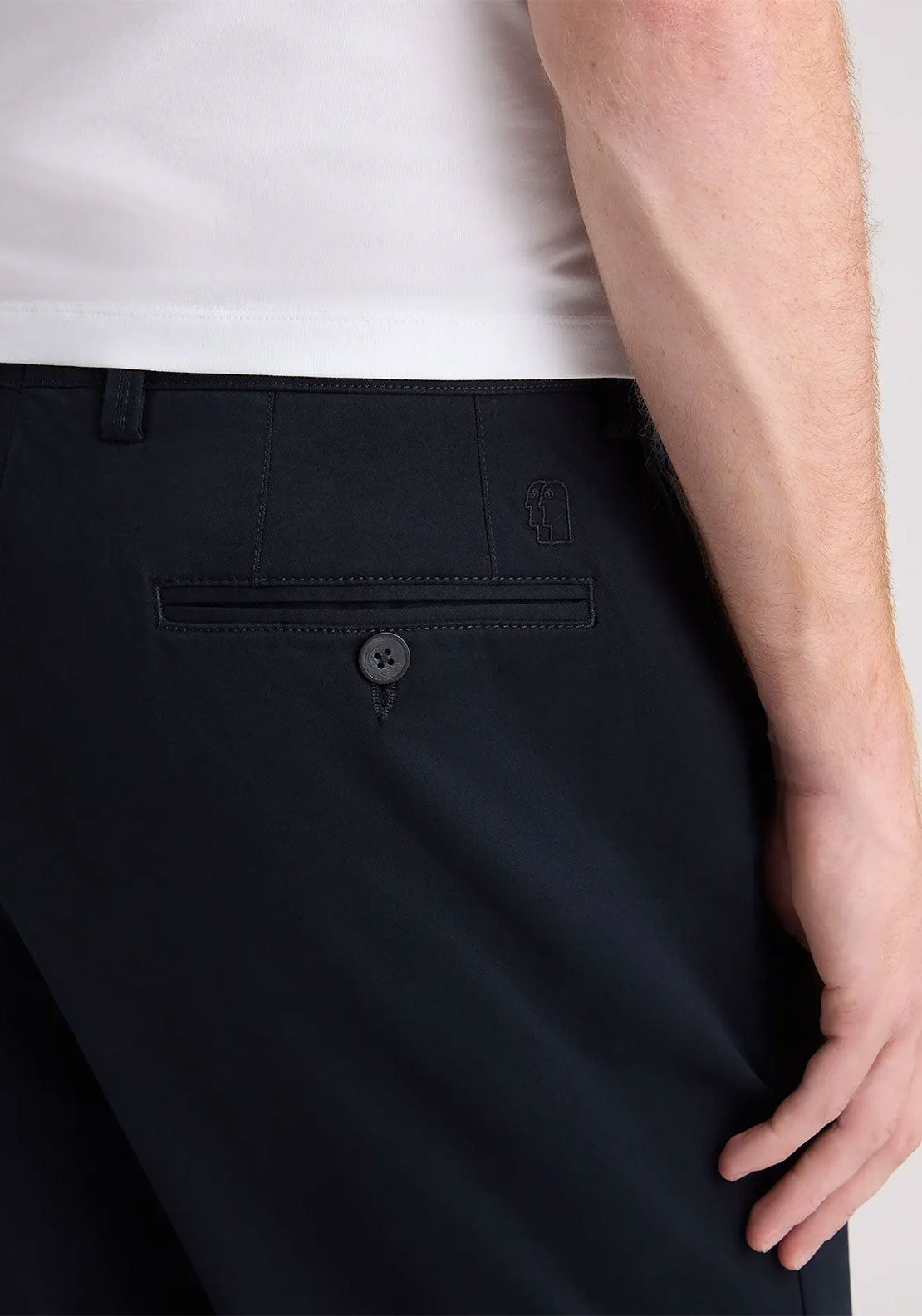 Remus Uomo Ryhan Straight Leg Chinos, Navy