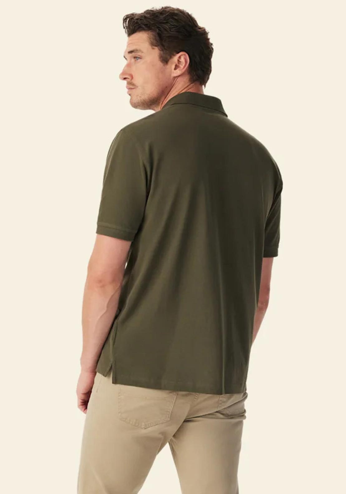 R.M WILLIAMS Rod Polo Shirt, Olive Green
