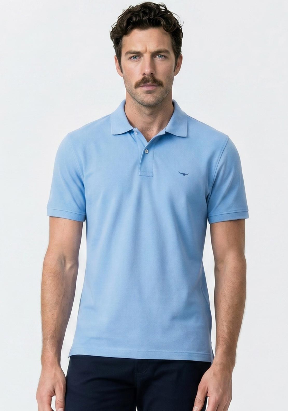 R.M WILLIAMS Rod Polo Shirt, Light Blue