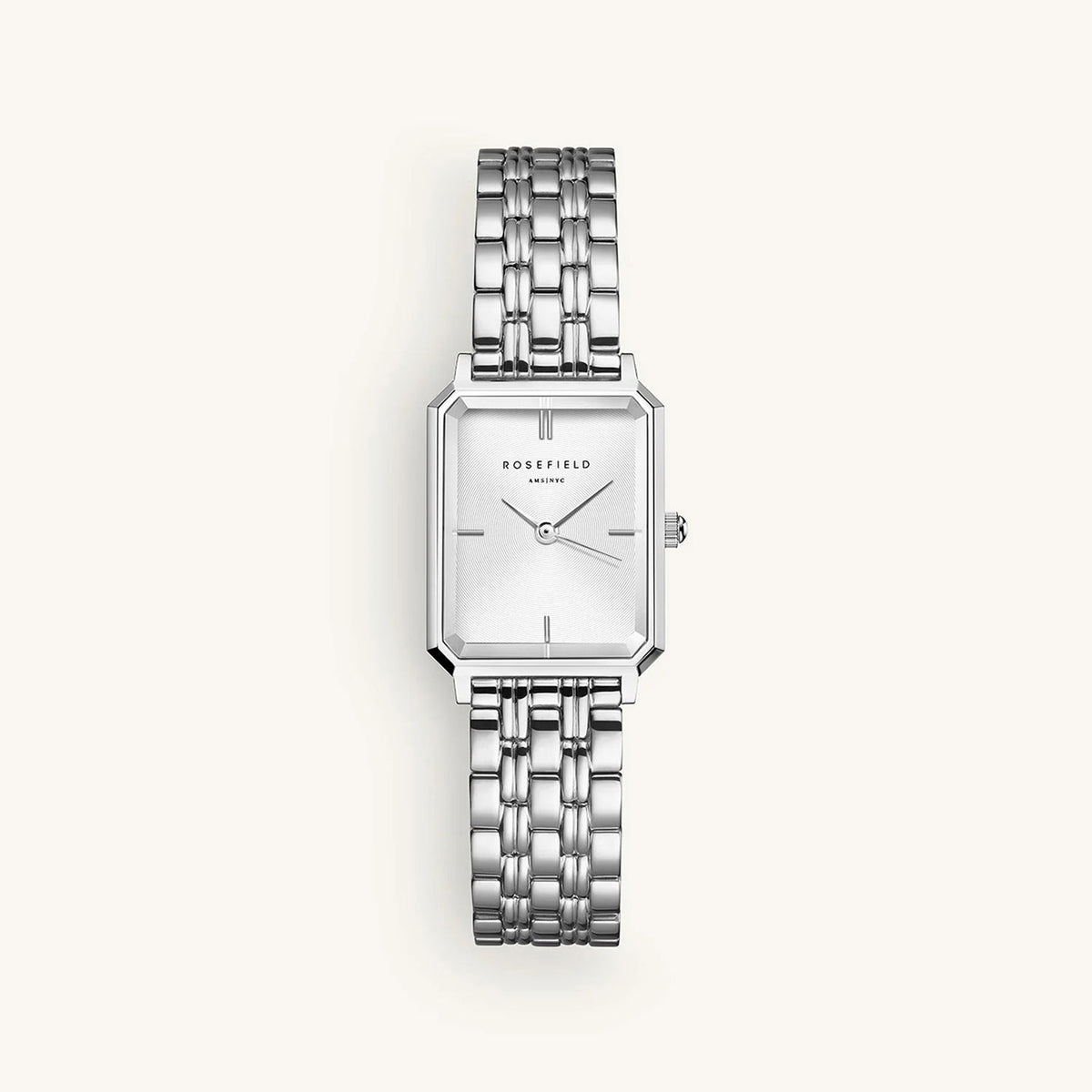 Rosefield Octagon XS Watch, Silver