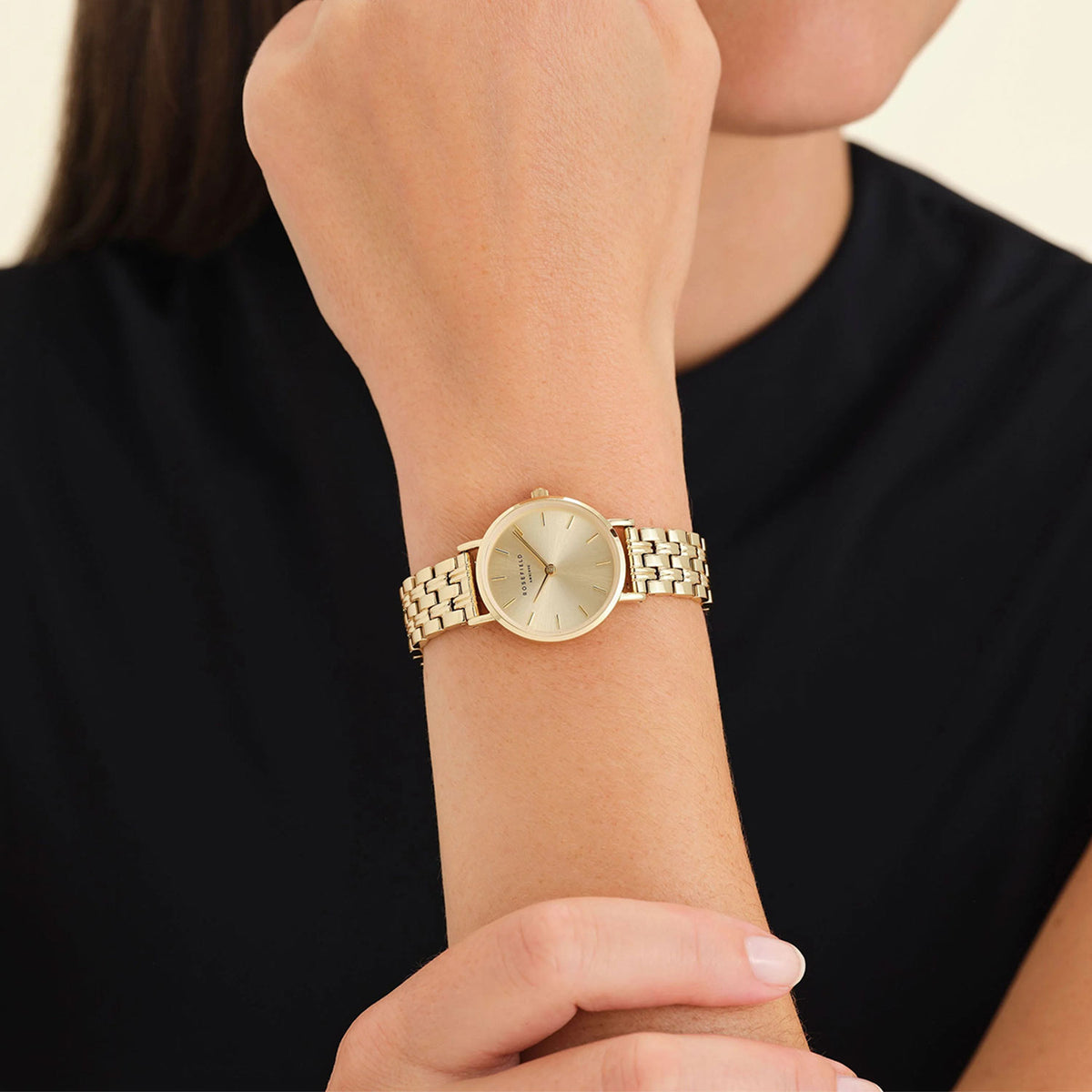 Rosefield Small Edit Watch, Gold