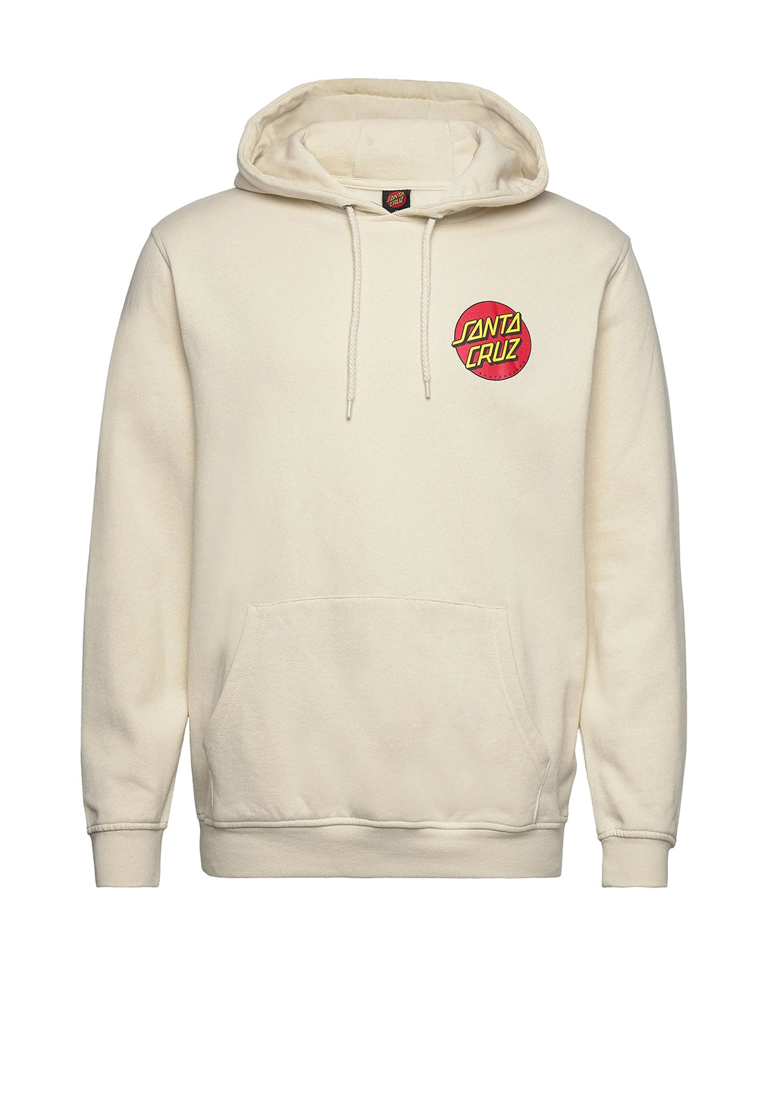 Santa Cruz Classic Dot Graphic Chest Hoodie, Light Grey