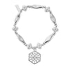 ChloBo In Bloom Lucky Mandala Bracelet, Silver