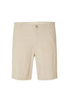 Selected Homme Bill Structured Shorts, Egret