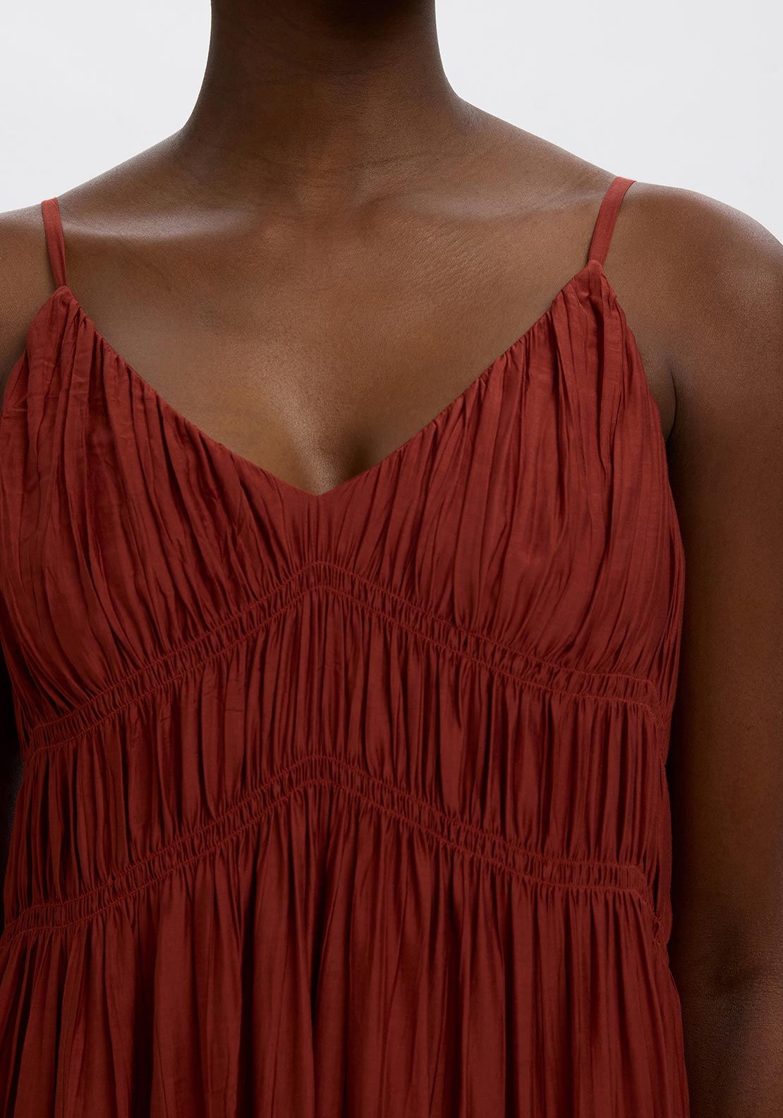 Selected Femme Jackie Maxi Dress, Brown