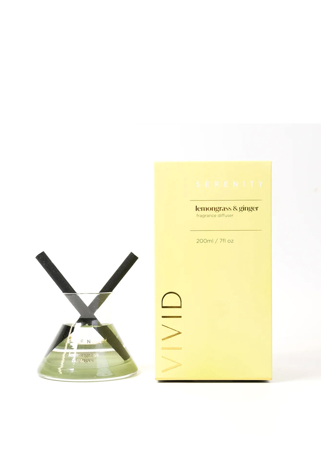 VIVID 200ML LEMONGRASS AND GINGER DIFFUSER
