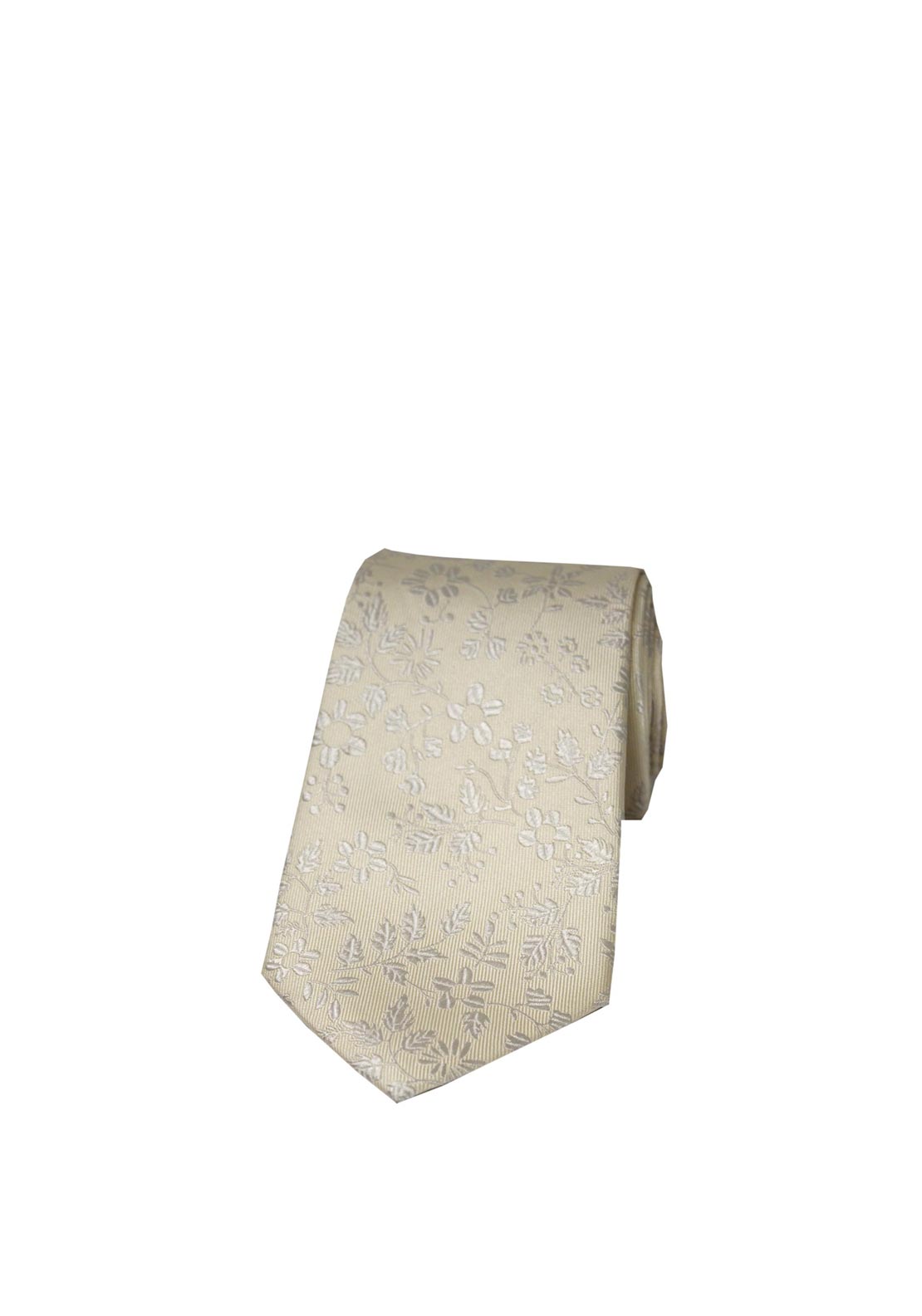 Soprano Floral Tie & Pocket Square, Ivory