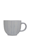 Siip Embossed Knit Large Mug, Grey