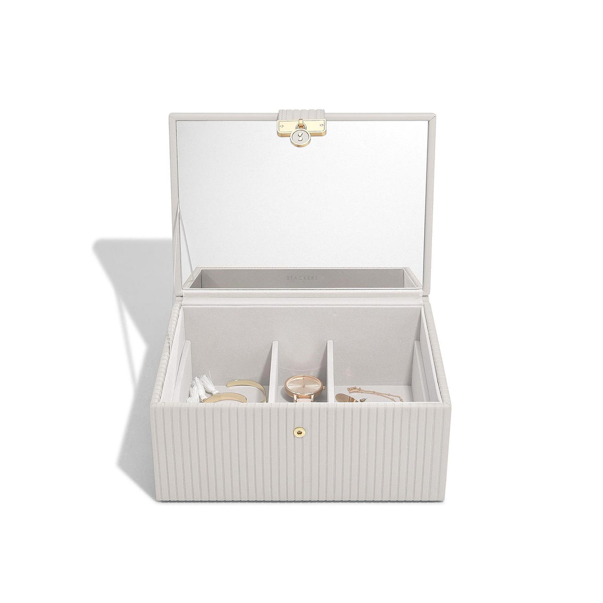 Stackers Luxury Classic Jewellery Box, Grey