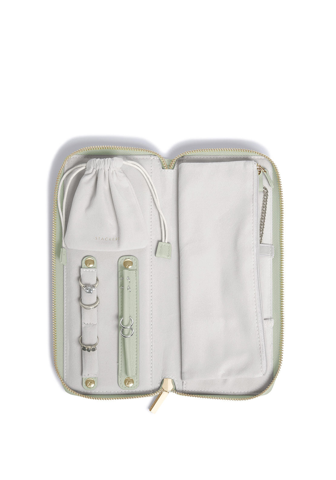 Stackers Zipped Travel Jewellery Walllet, Sage McElhinneys