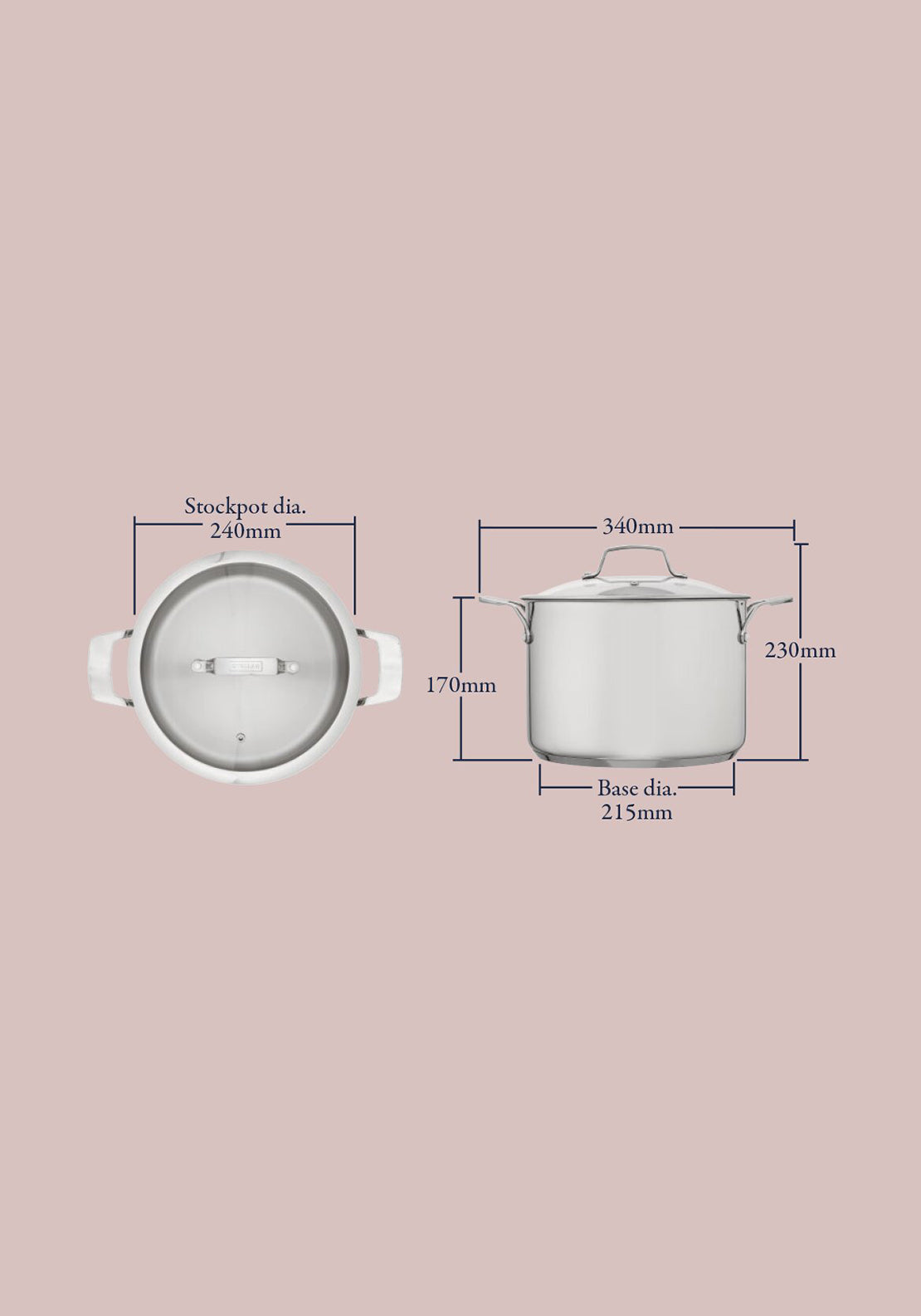 Stellar Steamer-Stockpot, 6L