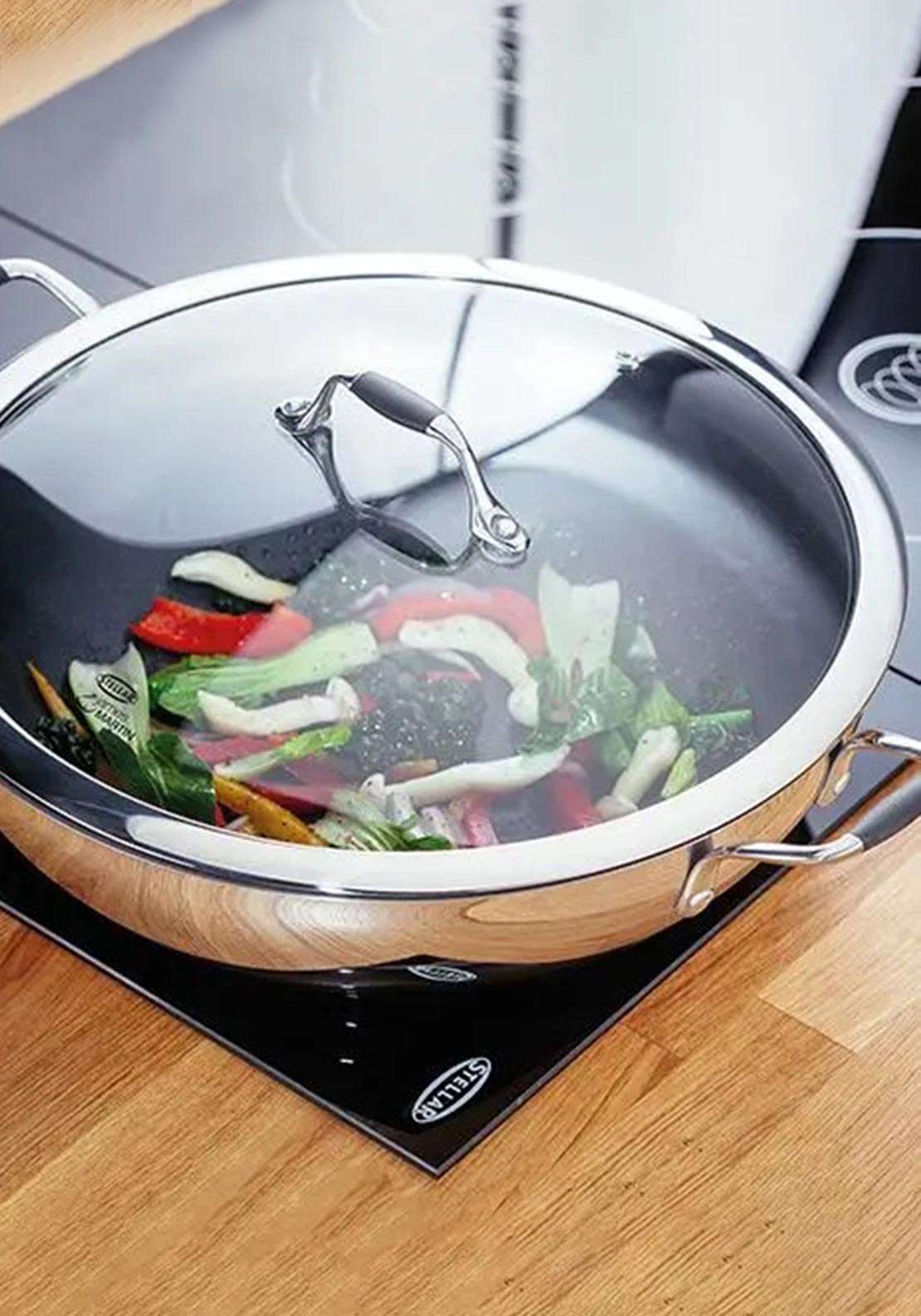Stellar James Martin Non-Stick Wok, 32cm