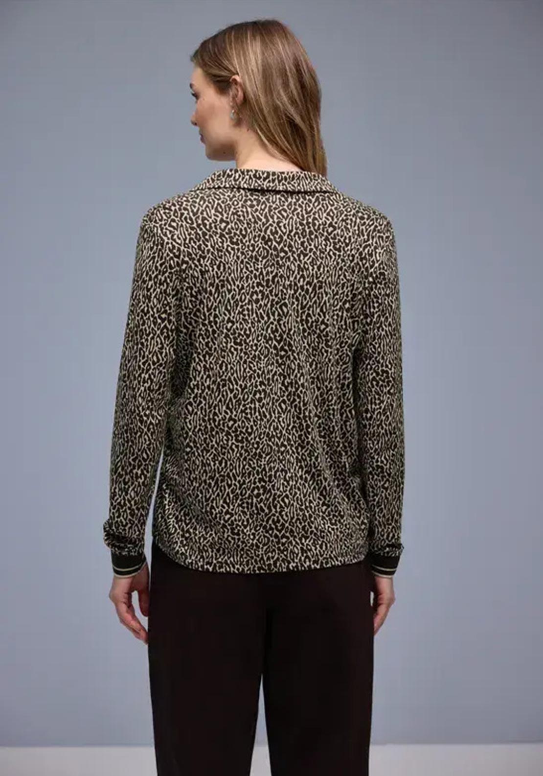 Street One Animal Print Blouse, Brown