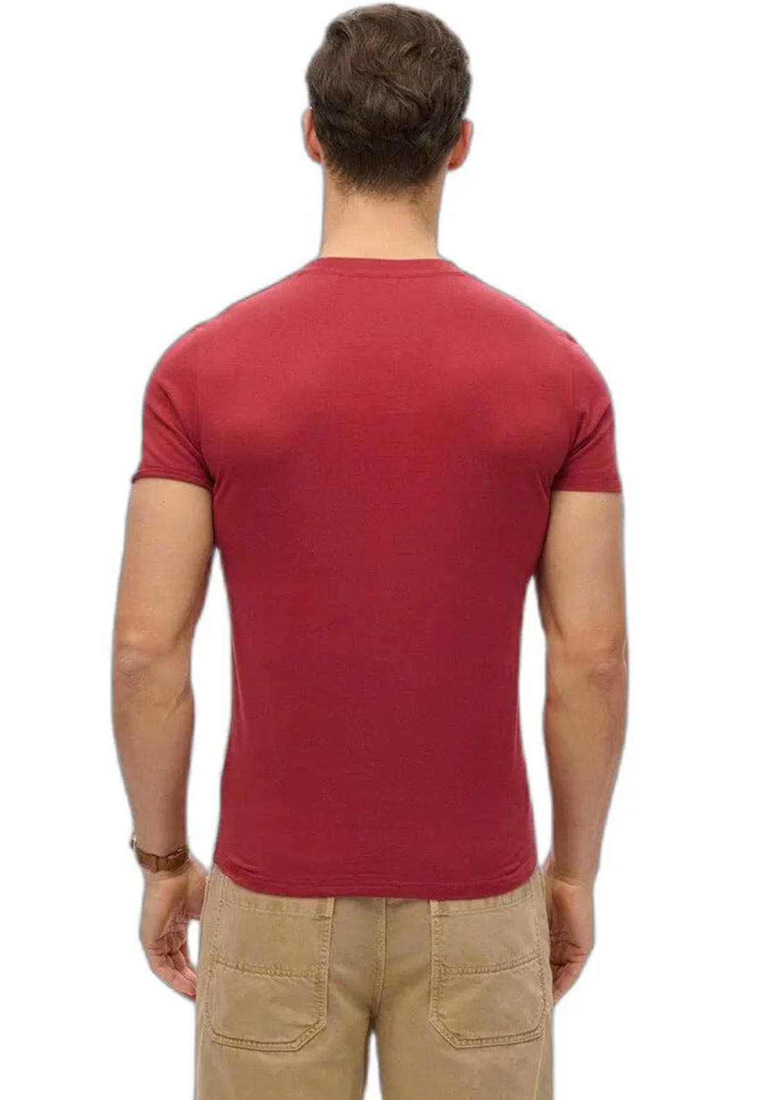Superdry Essential Logo Embroidered T-Shirt, League Red