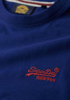 Superdry Essential Logo Embroidered T-Shirt, Supermarine Navy