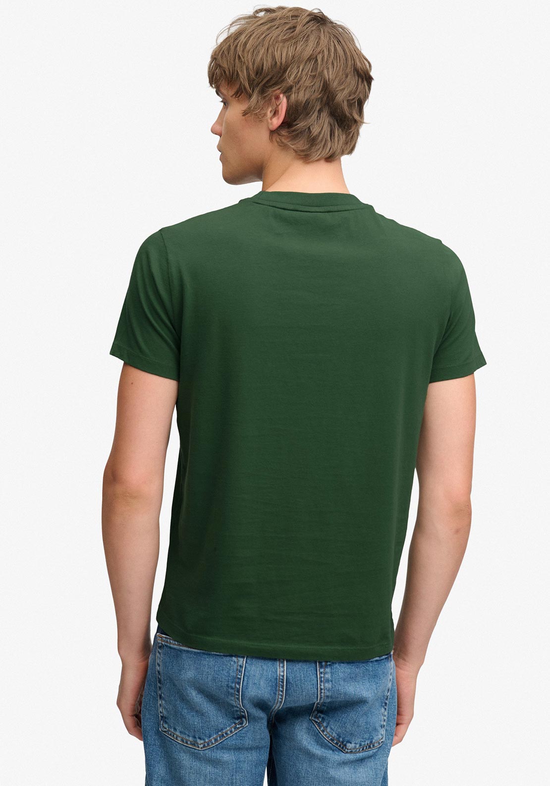 Superdry Essential SD&Co Logo Embroidered T-Shirt, Rich Boston Green