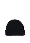 Superdry Knitted Logo Beanie Hat, Eclipse Navy Grit