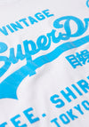 Superdry Neon Vintage Logo T-Shirt, Optic