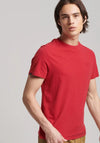 Superdry Vintage Logo Embroidered T-Shirt, Rouge Red