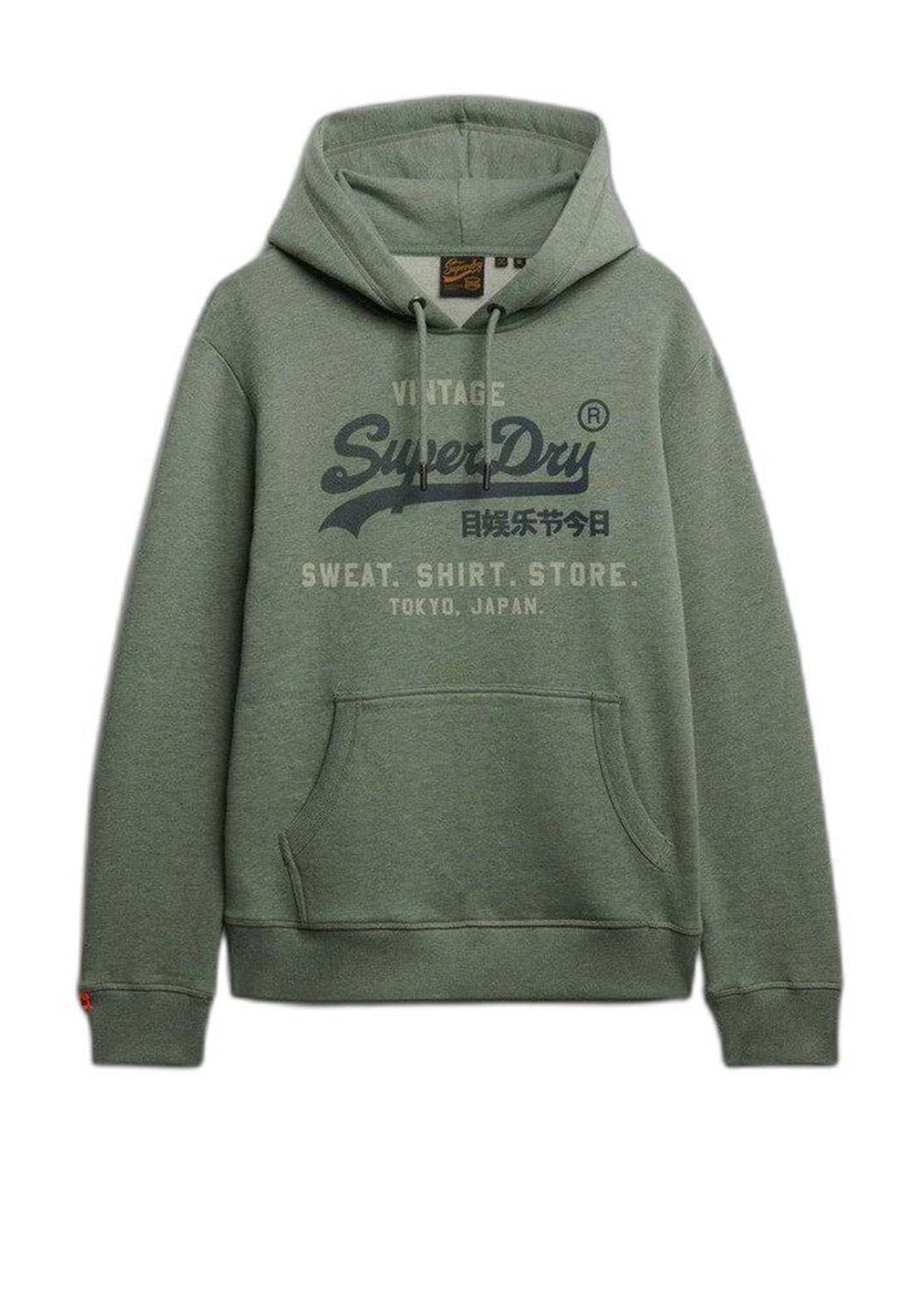 Mens - Vintage Logo Desert Hoodie In Chilli Pepper | UK