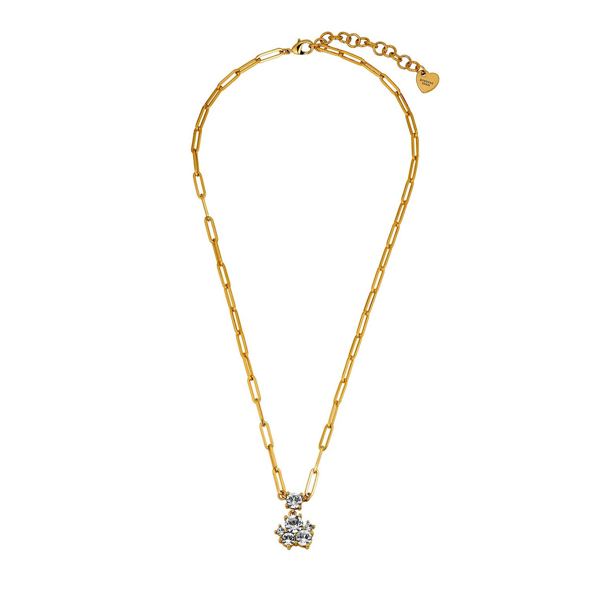 Dyrberg Kern Tanzy Link Necklace, Gold