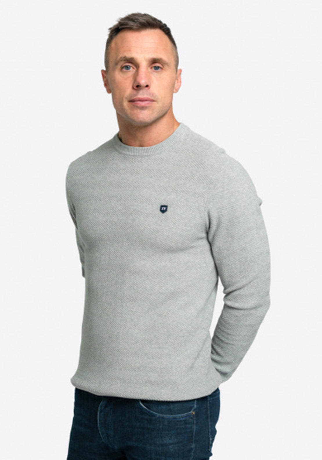 XV Kings by Tommy Bowe Oak Valley Sweater, Grey