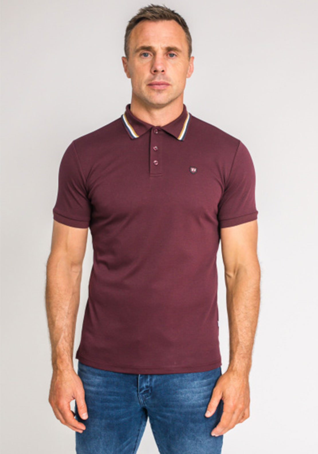 XV Kings by Tommy Bowe Turbo Raiders Polo Shirt, Plum