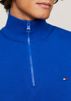 Tommy Hilfiger 1985 Quarter Zip Sweater, Ultra Blue