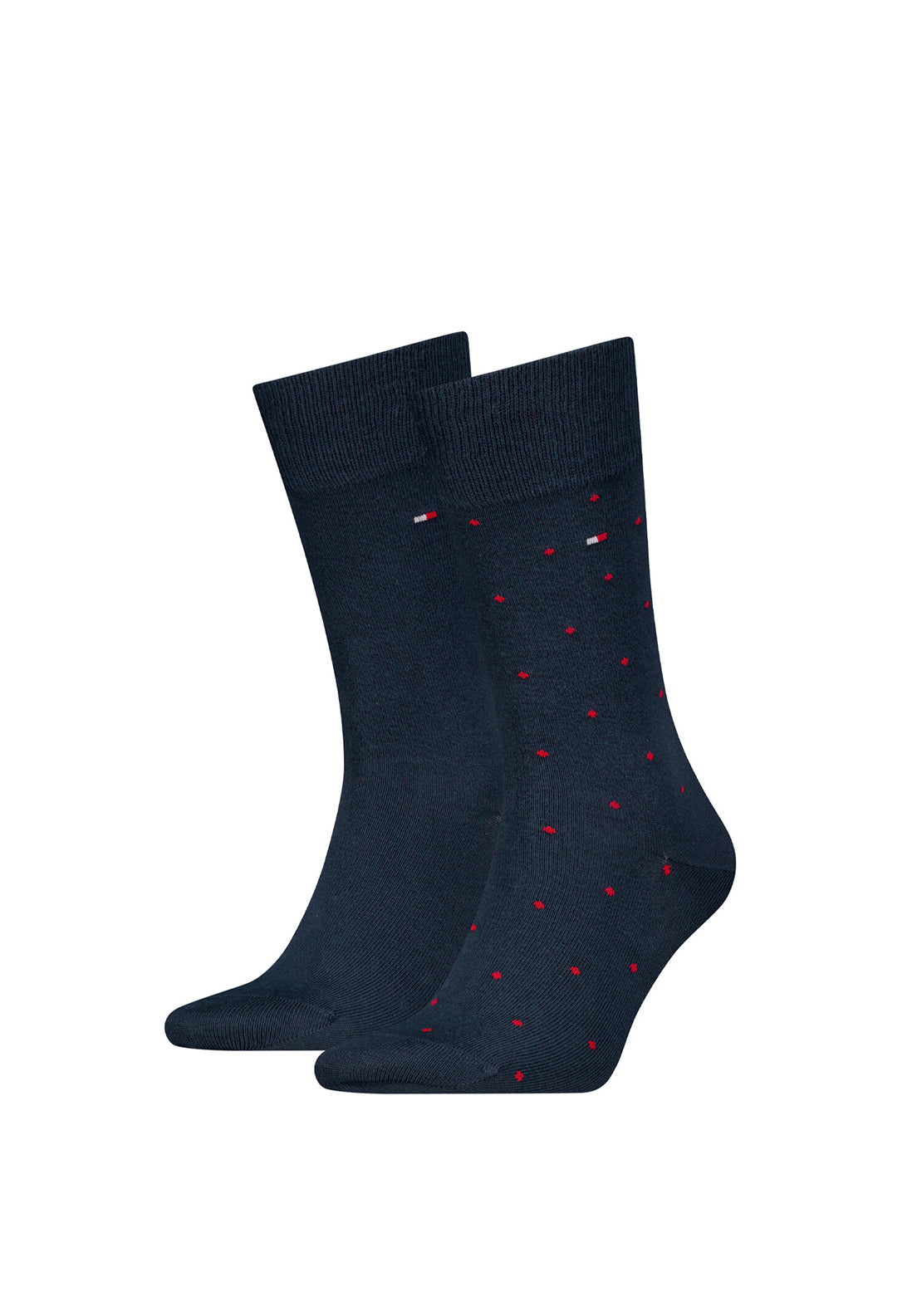 Tommy Hilfiger 2 Pair Dot Socks, Navy