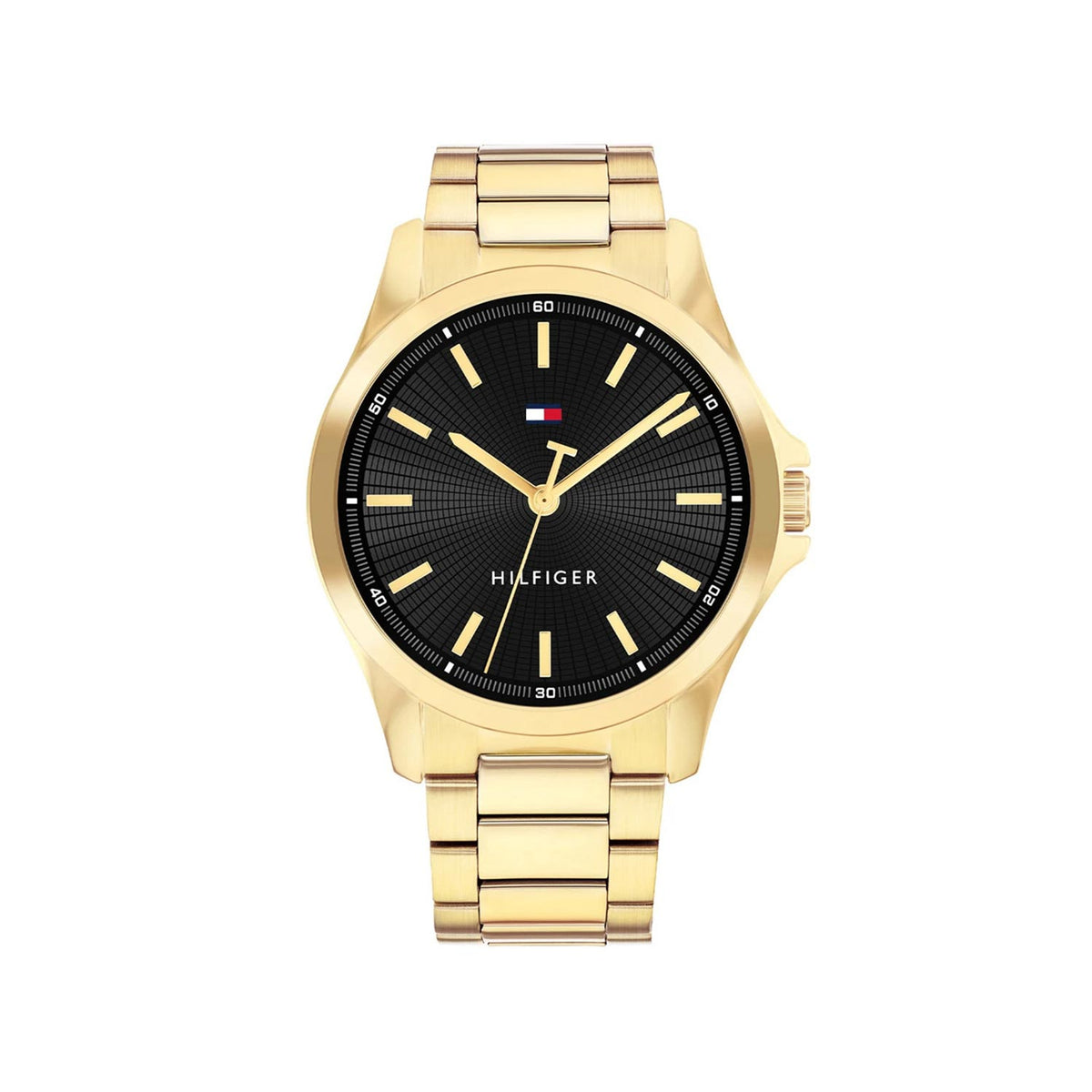 Tommy Hilfiger Men’s Bruce Watch, Gold & Black