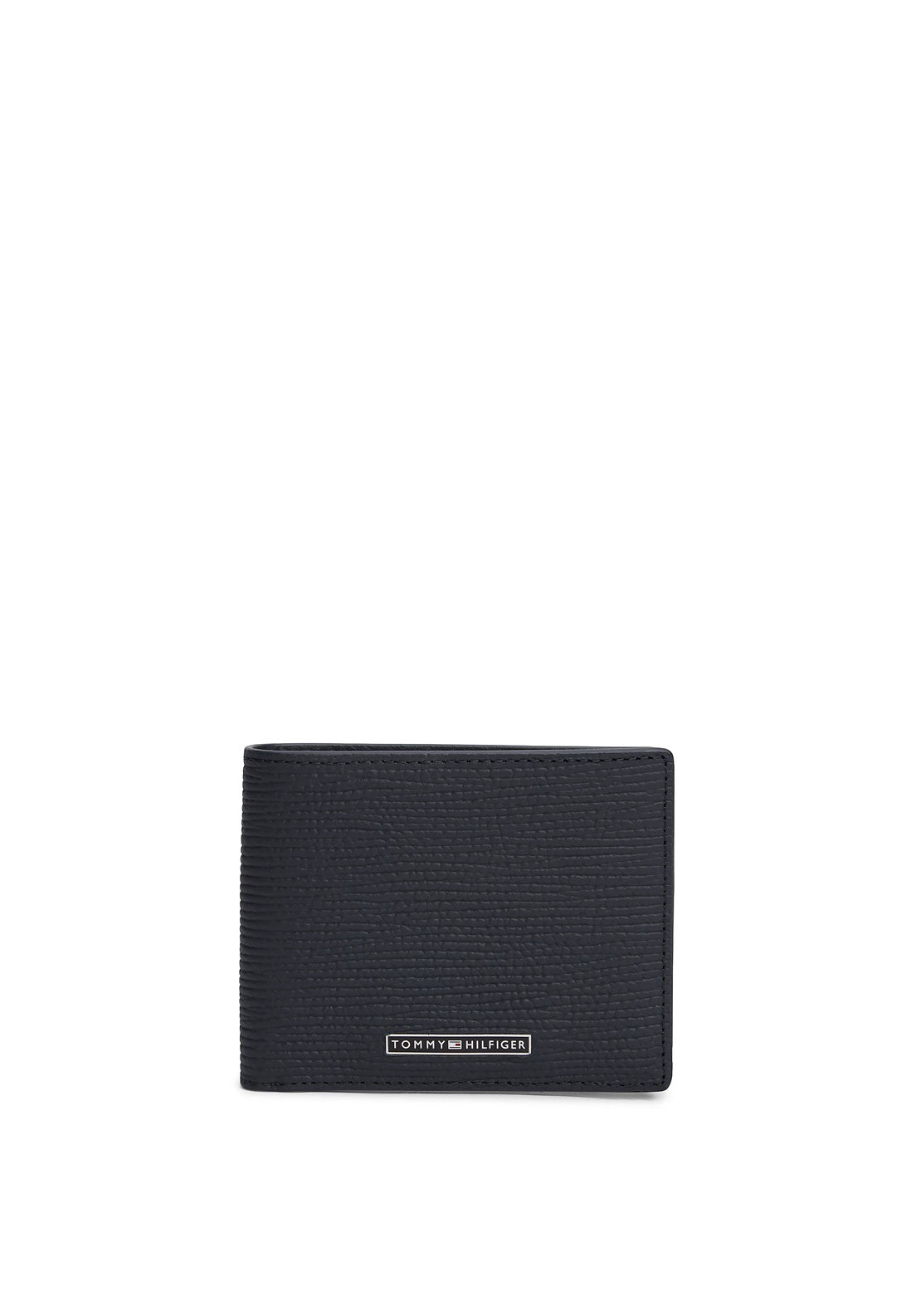 Tommy Hilfiger Business Leather Bifold Wallet, Space Blue