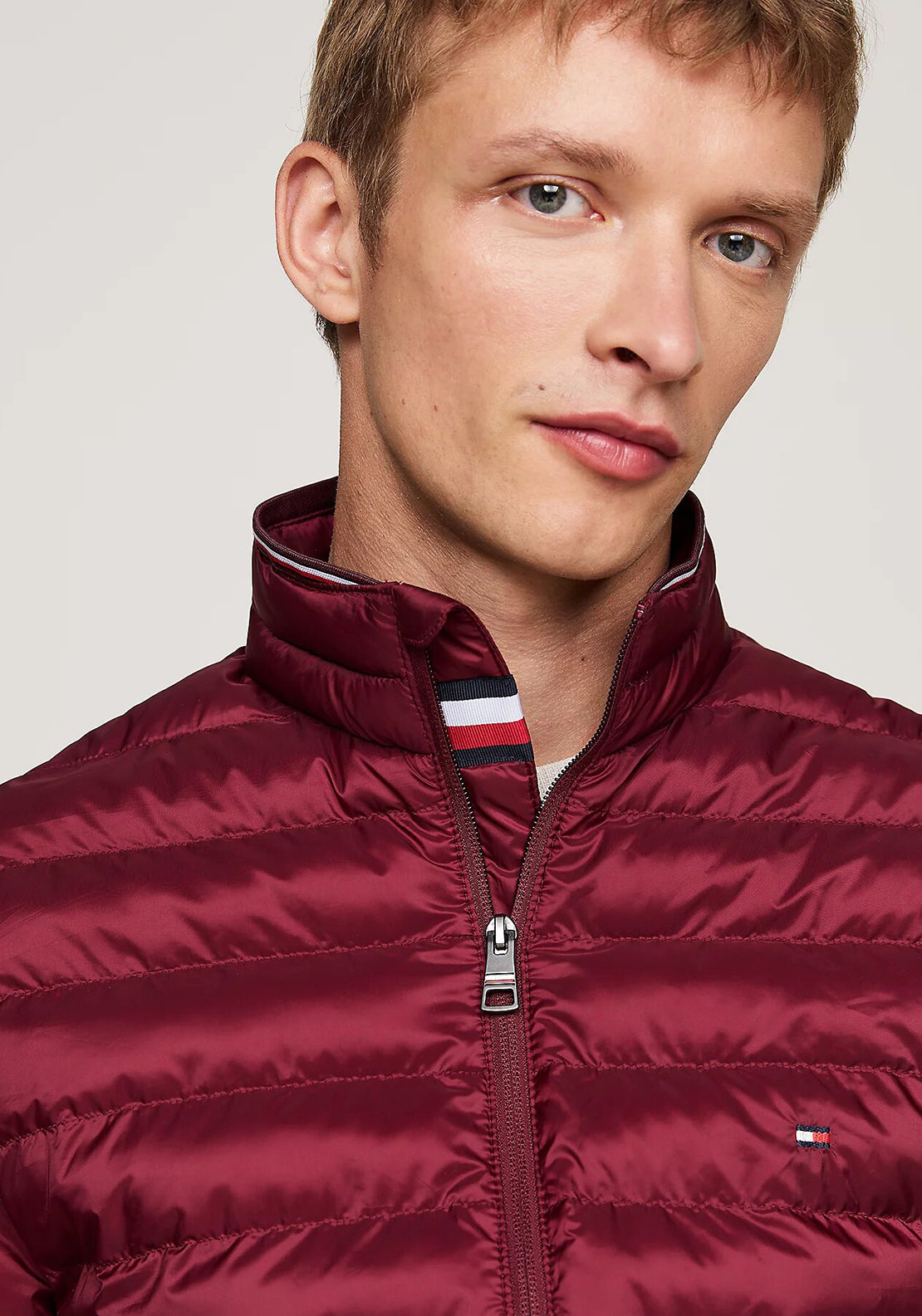Tommy Hilfiger Core Packable Padded Jacket, Wine