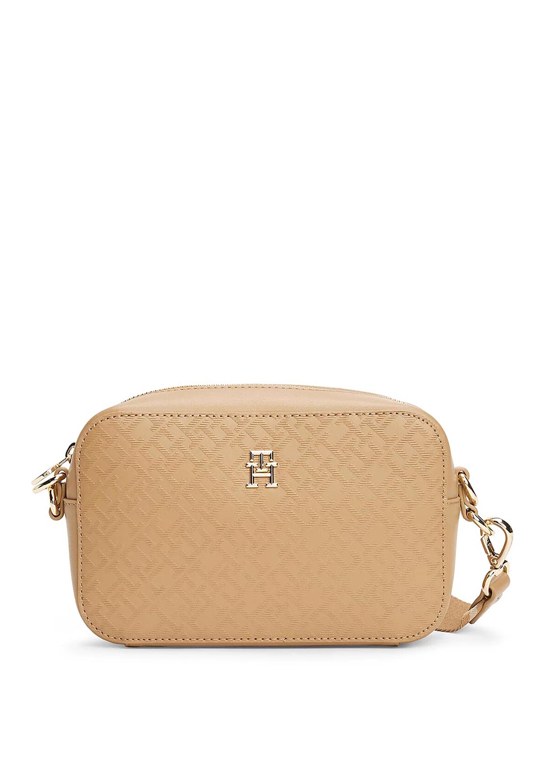 Tommy Hilfiger Monogram Crossbody Bag, Safari Canvas