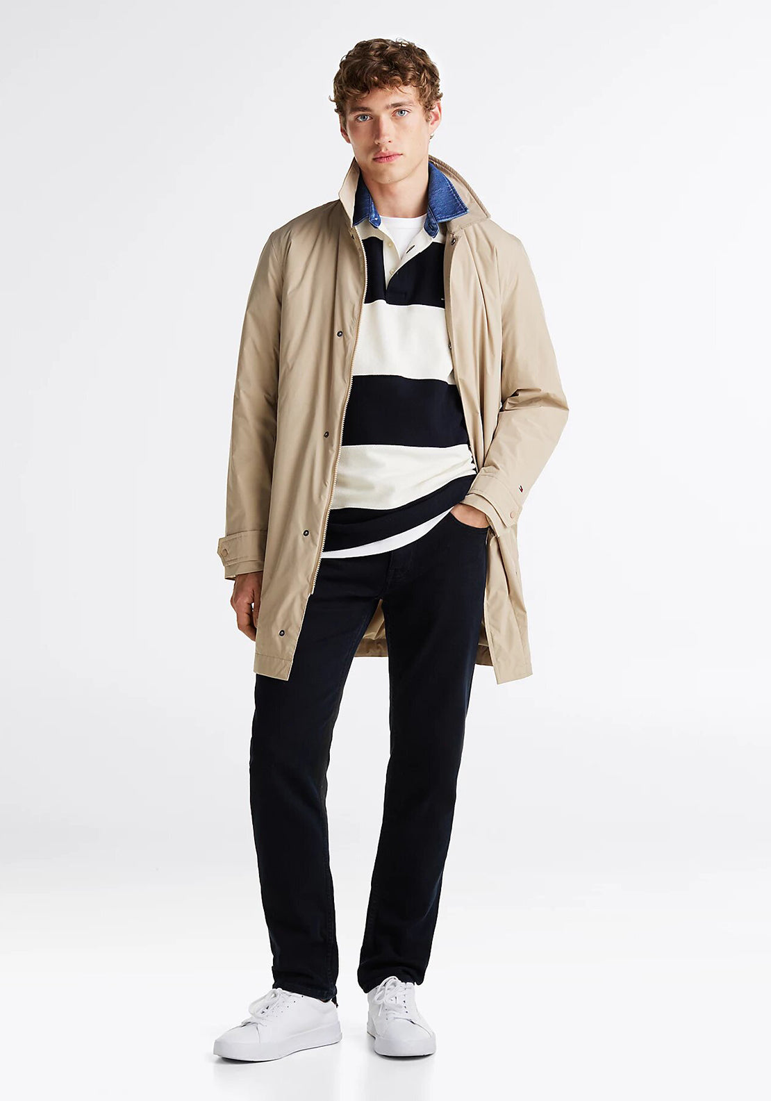 Tommy Hilfiger Denton Straight Leg Jeans, Clean Blue