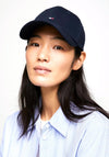 Tommy Hilfiger Essential Flag Embroidered Baseball Hat, Space Blue