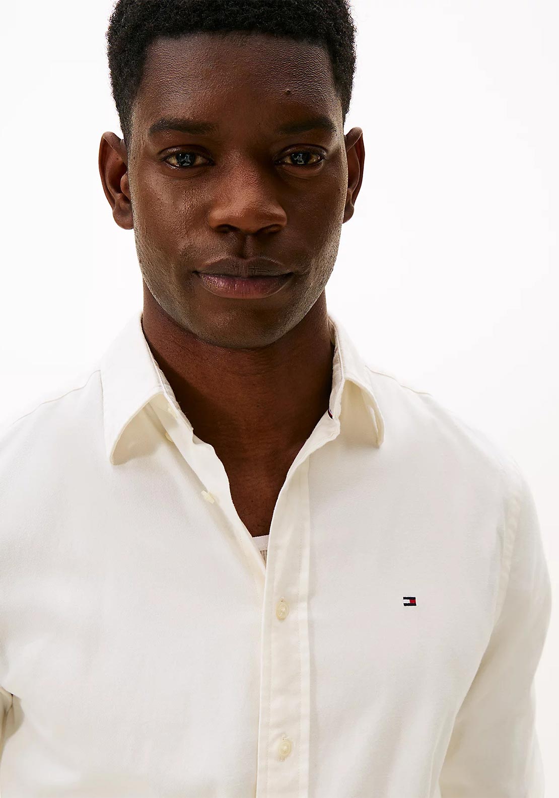 Tommy Hilfiger Flex Flannel Shirt, Ivory