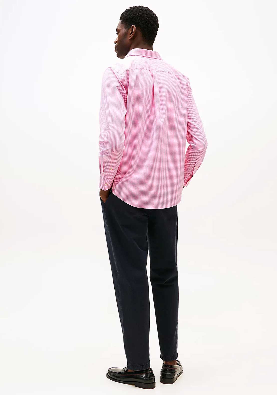 Tommy Hilfiger Flex Gingham Poplin Shirt, Pink