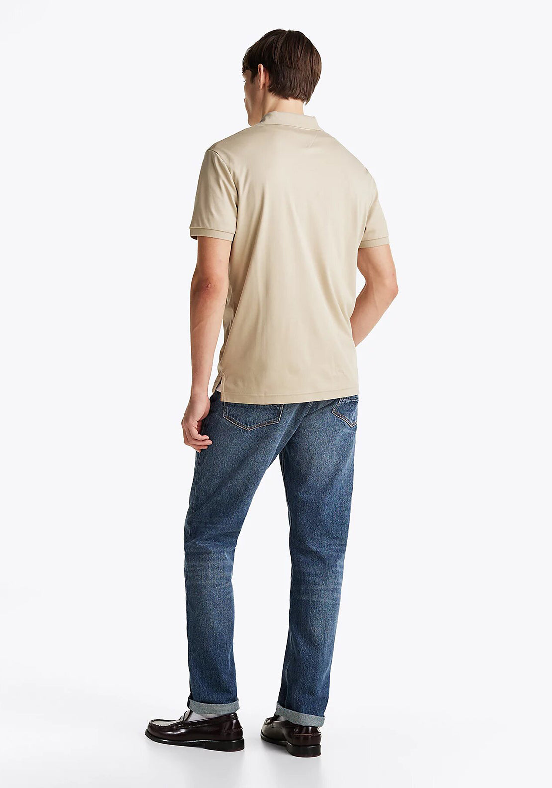 Tommy Hilfiger Liquid Cotton Polo Shirt, Sand