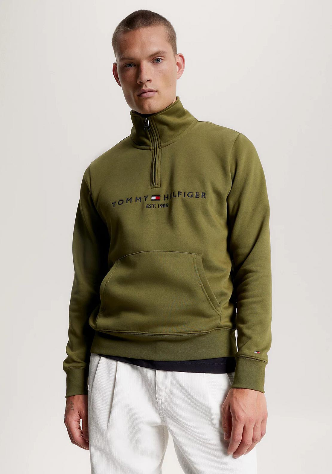 Zip Tommy Hilfiger Pullover 176 Buy Tommy Hilfiger Cream Monotype