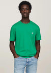 Tommy Hilfiger Monogram Embroidery T-Shirt, Olympic Green